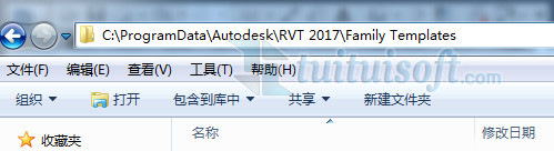 REVIT2017 族樣板文件、項目樣板文件、自帶族庫下載