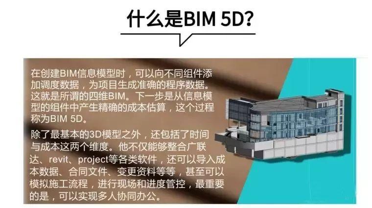 BIM5D教程 | 什么是BIM5D和哪個是5D？