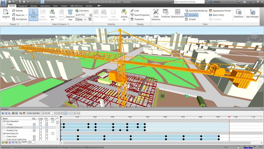 使用Navisworks進(jìn)行施工動畫模擬 - BIM,Reivt中文網(wǎng)