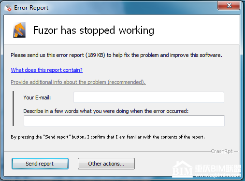 無法啟動Fuzor軟件 - BIM,Reivt中文網(wǎng)