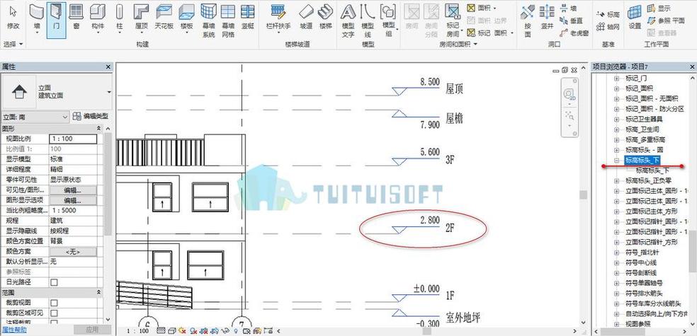 如何在Revit中添加樓層平面以及相關場地 - BIM,Reivt中文網