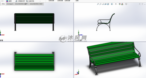 詳解3DSMAX公園長椅建模教程 - BIM,Reivt中文網