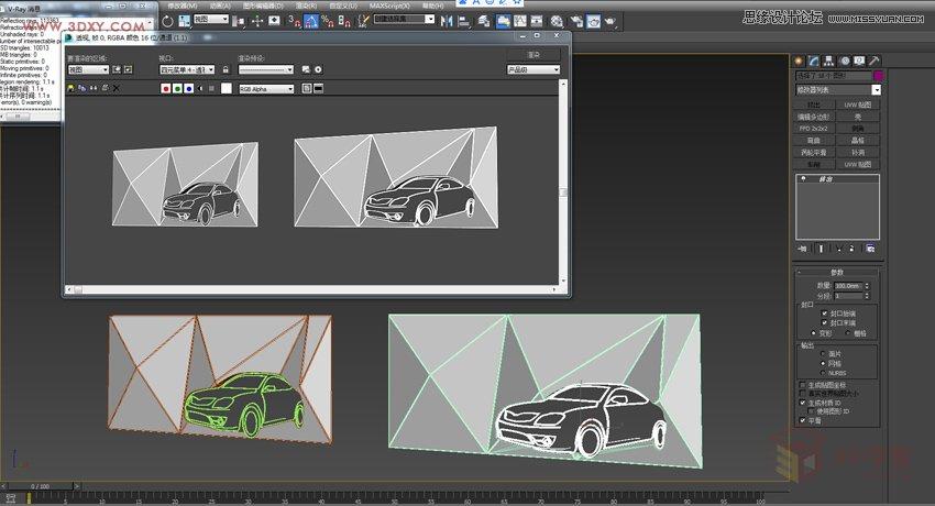 3DMAX教程：低多邊形汽車(chē)背景墻建模(附3DMAX安裝教程) - BIM,Reivt中文網(wǎng)