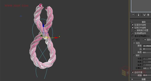 3DMax放樣制作麻繩 - BIM,Reivt中文網(wǎng)