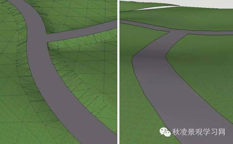 如何使用SU草圖大師在復(fù)雜地形上進(jìn)行道路鋪設(shè) - BIM,Reivt中文網(wǎng)